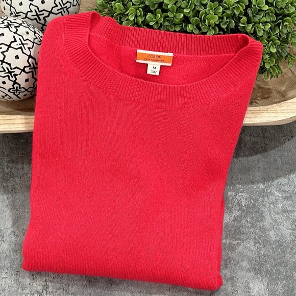J. CREW Cashmere classic-fit crewneck sweater Size M - Picture 2 of 10